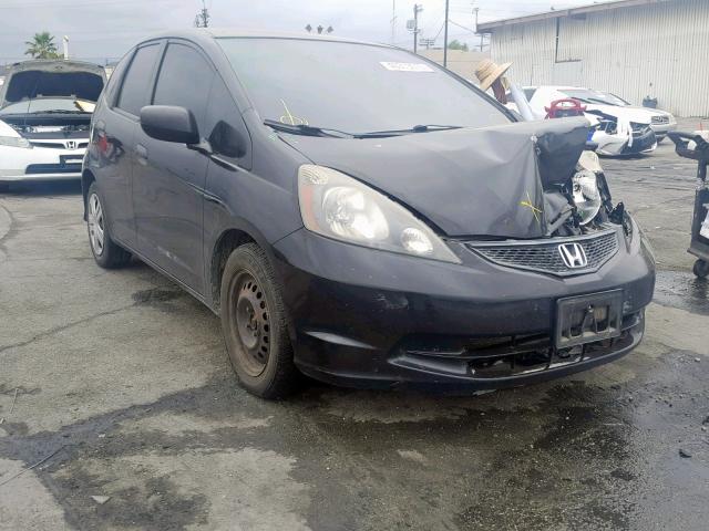 JHMGE8H2XAS012116 - 2010 HONDA FIT BLACK photo 1