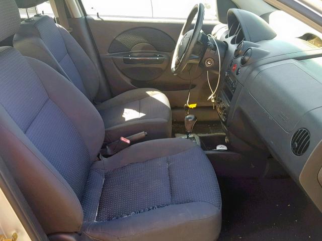 KL1TD666X6B685418 - 2006 CHEVROLET AVEO BASE ვერცხლისფერი ფოტო 5