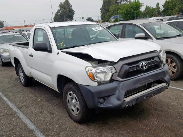 5TFNX4CN7EX041630 - 2014 TOYOTA TACOMA WHITE photo 1