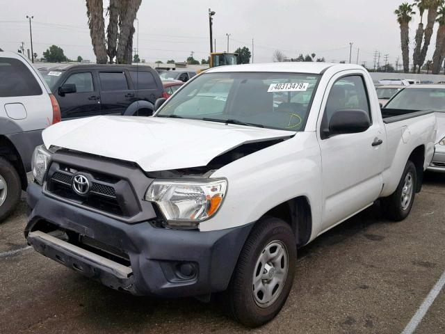 5TFNX4CN7EX041630 - 2014 TOYOTA TACOMA WHITE photo 2