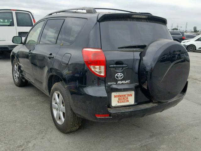 JTMZK31V786010112 - 2008 TOYOTA RAV4 LIMIT BLACK photo 3