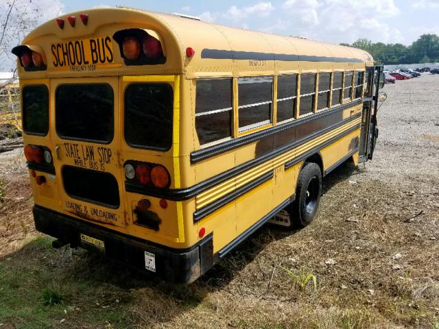 1BAKBCKH25F226062 - 2005 BLUE BIRD SCHOOL BUS YELLOW photo 4