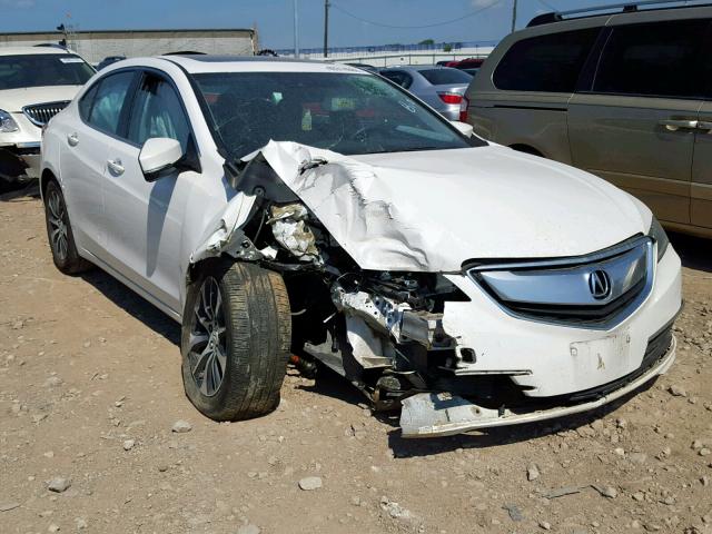 19UUB1F54FA024522 - 2015 ACURA TLX TECH WHITE photo 1