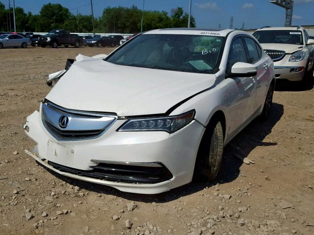19UUB1F54FA024522 - 2015 ACURA TLX TECH WHITE photo 2