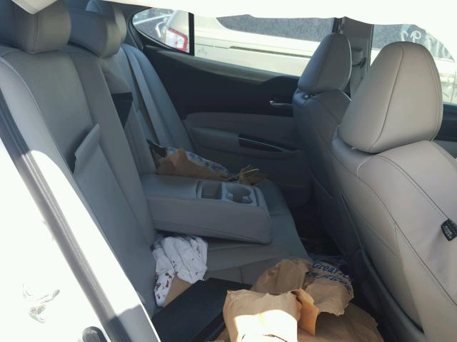 19UUB1F54FA024522 - 2015 ACURA TLX TECH WHITE photo 6