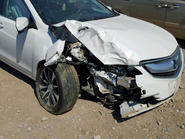19UUB1F54FA024522 - 2015 ACURA TLX TECH WHITE photo 9