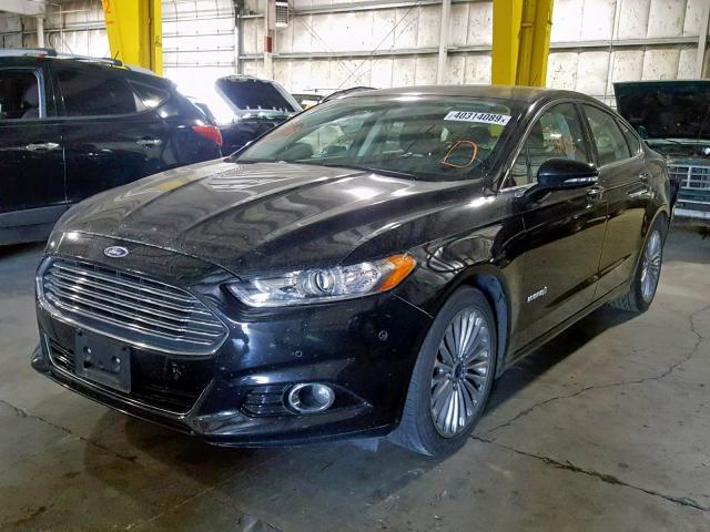 3FA6P0RU0ER367036 - 2014 FORD FUSION TIT BLACK photo 2