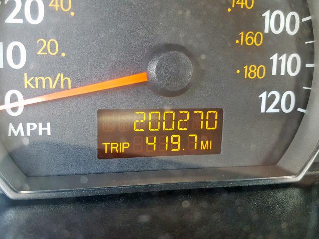 1G8AJ55F57Z200187 - 2007 SATURN ION LEVEL BLACK photo 8