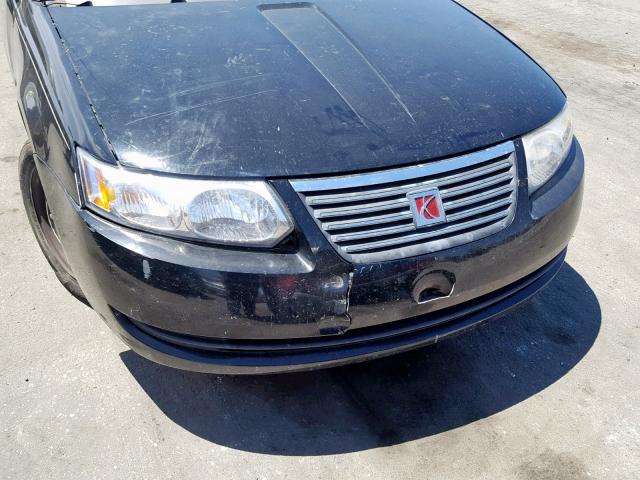 1G8AJ55F57Z200187 - 2007 SATURN ION LEVEL BLACK photo 9