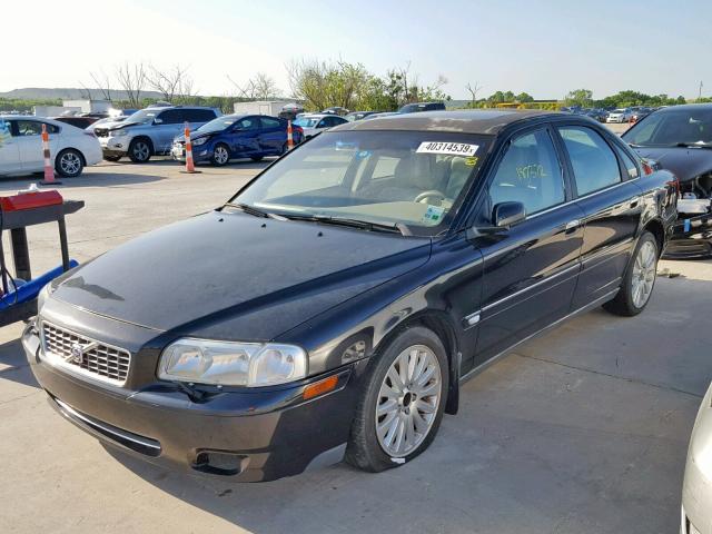 YV1TS92D041342070 - 2004 VOLVO S80 BLACK photo 2