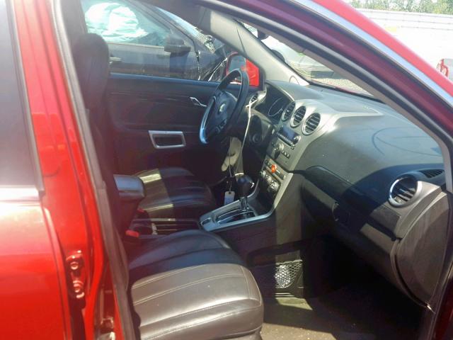 3GNFL4EK9DS528287 - 2013 CHEVROLET CAPTIVA LT RED photo 5