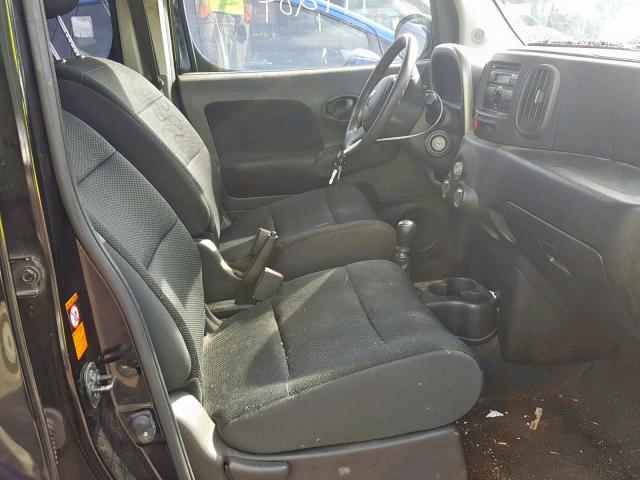 JN8AZ28R89T121402 - 2009 NISSAN CUBE BASE BLACK photo 5