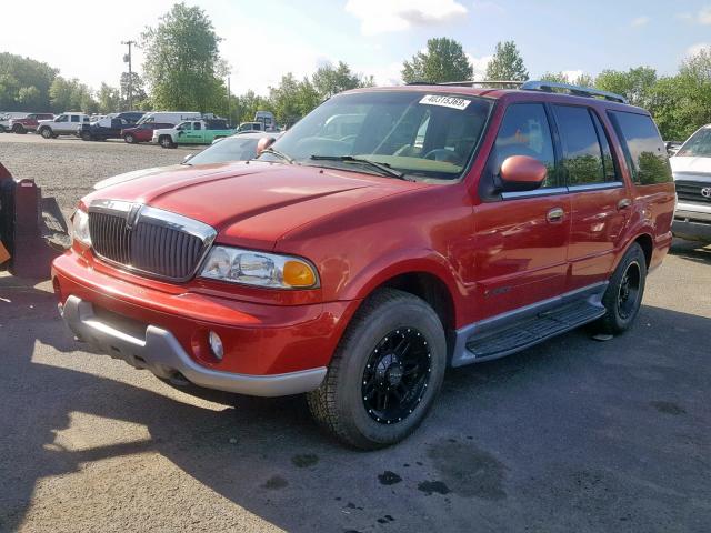 5LMFU28A91LJ06169 - 2001 LINCOLN NAVIGATOR 红色 照片 2