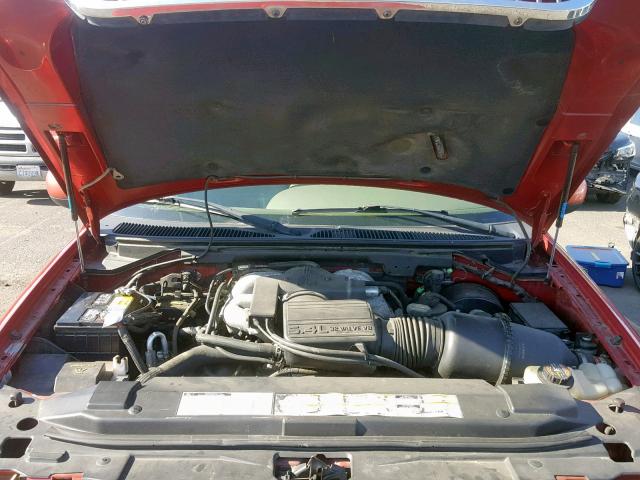 5LMFU28A91LJ06169 - 2001 LINCOLN NAVIGATOR 红色 照片 7