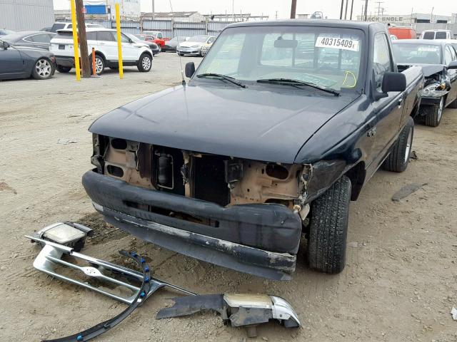 1FTCR10A1RUA08101 - 1994 FORD RANGER BLACK photo 2