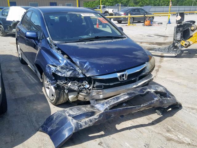 2HGFA1E66AH530434 - 2010 HONDA CIVIC LX-S Mavi foto 1