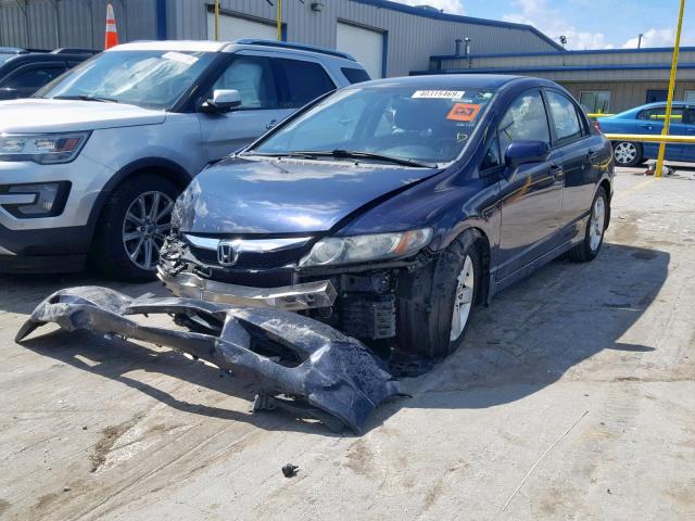 2HGFA1E66AH530434 - 2010 HONDA CIVIC LX-S Mavi foto 2