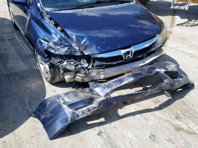 2HGFA1E66AH530434 - 2010 HONDA CIVIC LX-S Mavi foto 9