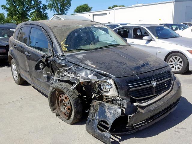 1B3HB28B98D573452 - 2008 DODGE CALIBER BLACK photo 1