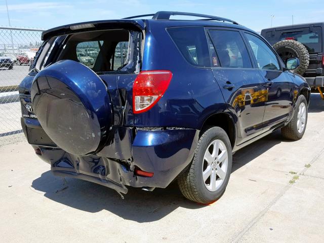 JTMZK31V675008484 - 2007 TOYOTA RAV4 LIMIT BLUE photo 4