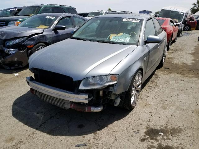 WAUAF68E85A471379 - 2005 AUDI A4 2.0T GRAY photo 2
