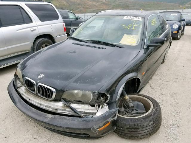 WBABM3341YJN80116 - 2000 BMW 323 CI BLACK photo 2