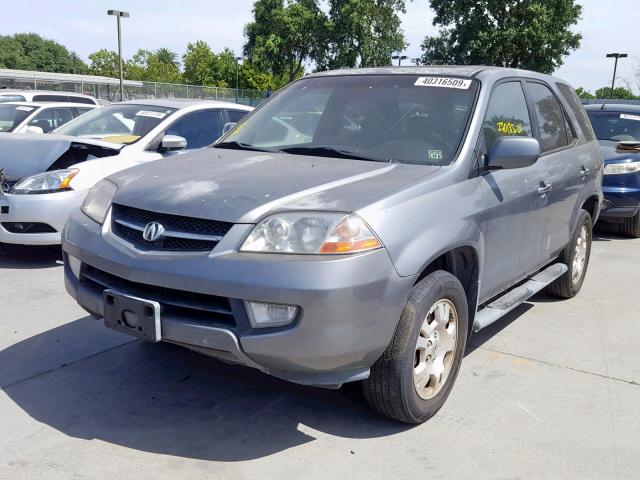 2HNYD18281H511322 - 2001 ACURA MDX GREEN photo 2