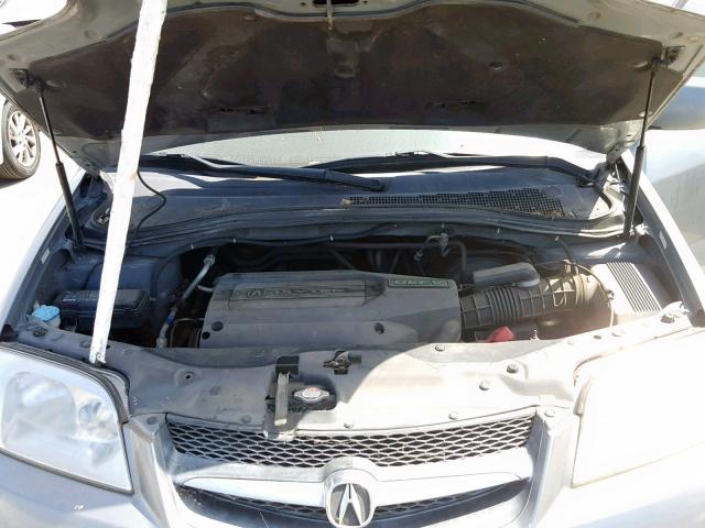 2HNYD18281H511322 - 2001 ACURA MDX GREEN photo 7