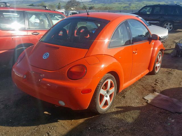 3VWCD21C92M424781 - 2002 VOLKSWAGEN NEW BEETLE ნარინჯისფერი ფოტო 4
