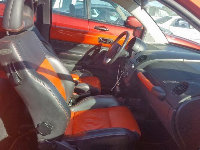 3VWCD21C92M424781 - 2002 VOLKSWAGEN NEW BEETLE ნარინჯისფერი ფოტო 5