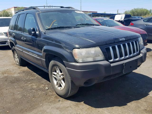 1J4GX48S94C209629 - 2004 JEEP GRAND CHER BLACK photo 1