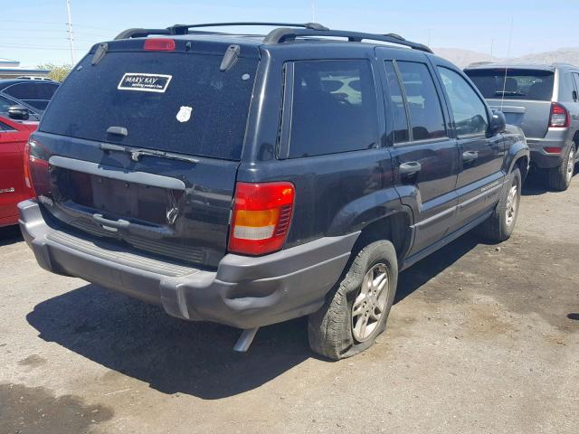 1J4GX48S94C209629 - 2004 JEEP GRAND CHER BLACK photo 4