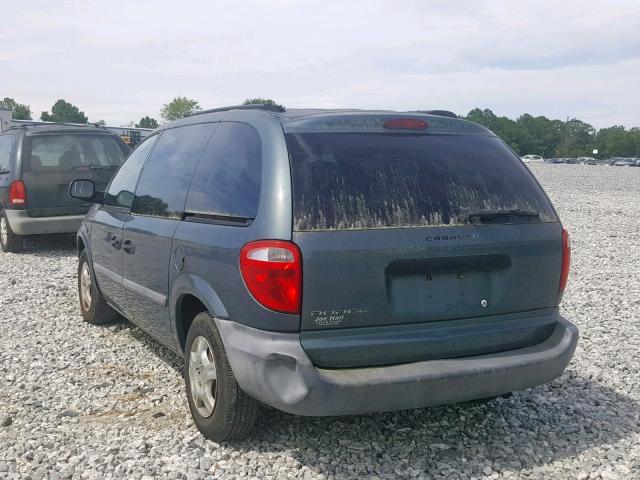 1D4GP25R77B188367 - 2007 DODGE CARAVAN SE GREEN photo 3