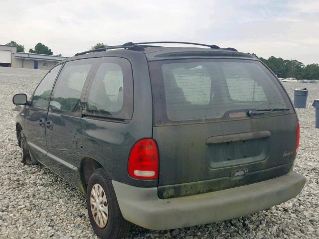 2P4GP2532YR558521 - 2000 PLYMOUTH VOYAGER GREEN photo 3