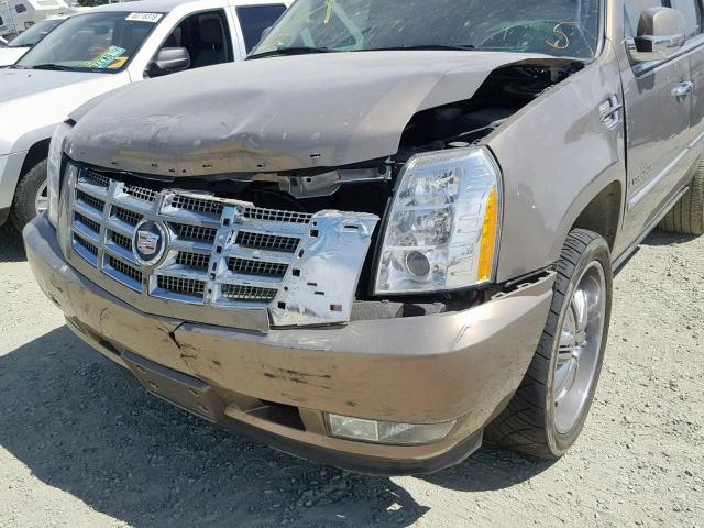 1GYFK63837R334421 - 2007 CADILLAC ESCALADE L GOLD photo 9