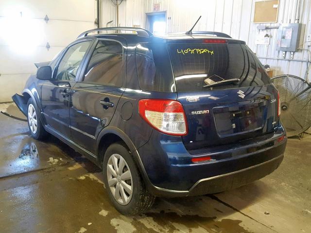 JS2YB5A37B6300482 - 2011 SUZUKI SX4 BLUE photo 3