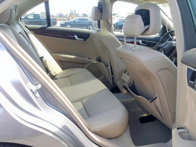 WDDGF4HB0DR297059 - 2013 MERCEDES-BENZ C 250 SILVER photo 6