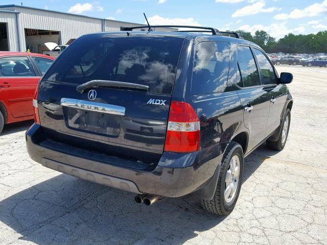 2HNYD18263H503335 - 2003 ACURA MDX BLACK photo 4