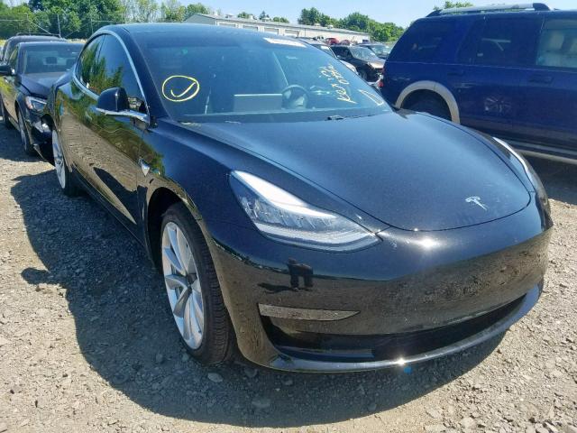 5YJ3E1EBXKF209006 - 2019 TESLA MODEL 3 BLACK photo 1