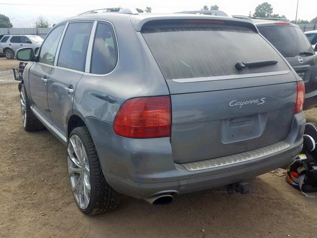 WP1AB29P45LA62953 - 2005 PORSCHE CAYENNE S GRAY photo 3