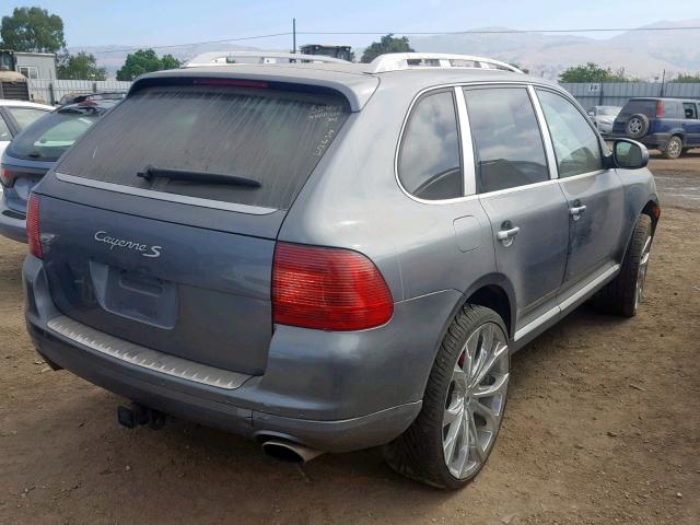 WP1AB29P45LA62953 - 2005 PORSCHE CAYENNE S GRAY photo 4