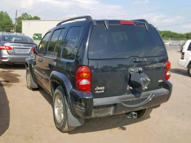 1J8GL58K52W340830 - 2002 JEEP LIBERTY LI BLACK photo 3