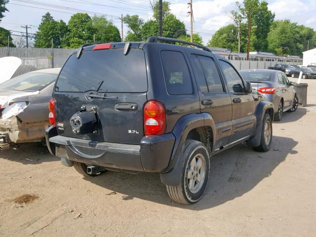 1J8GL58K52W340830 - 2002 JEEP LIBERTY LI BLACK photo 4