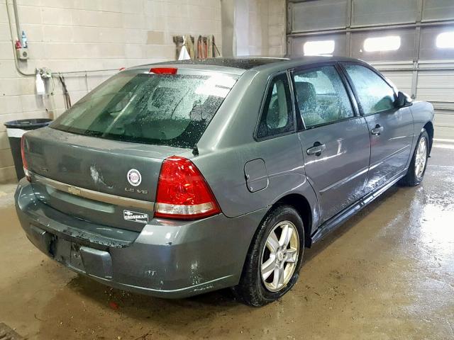 1G1ZT62864F214281 - 2004 CHEVROLET MALIBU MAX GRAY photo 4