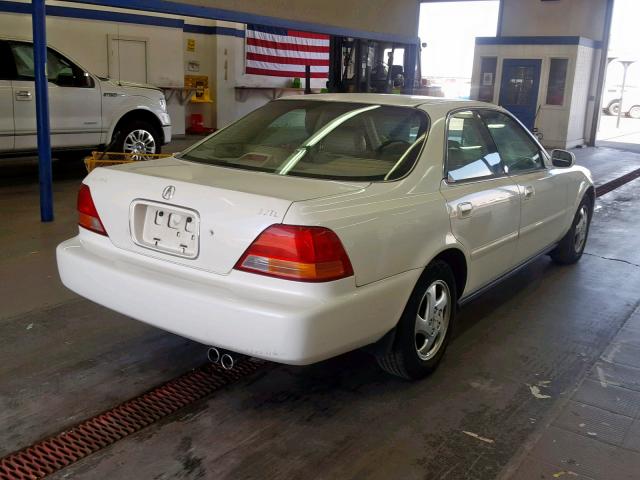 JH4UA3644WC006299 - 1998 ACURA 3.2TL WHITE photo 4