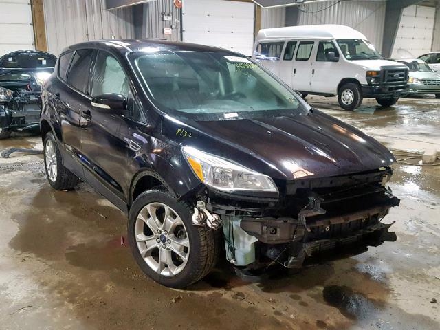 1FMCU9H91DUC84645 - 2013 FORD ESCAPE SEL BLACK photo 1