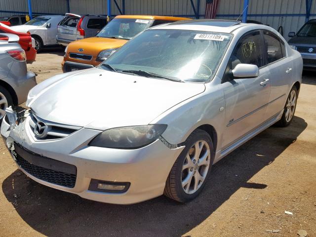 JM1BK323471626912 - 2007 MAZDA 3 S SILVER photo 2