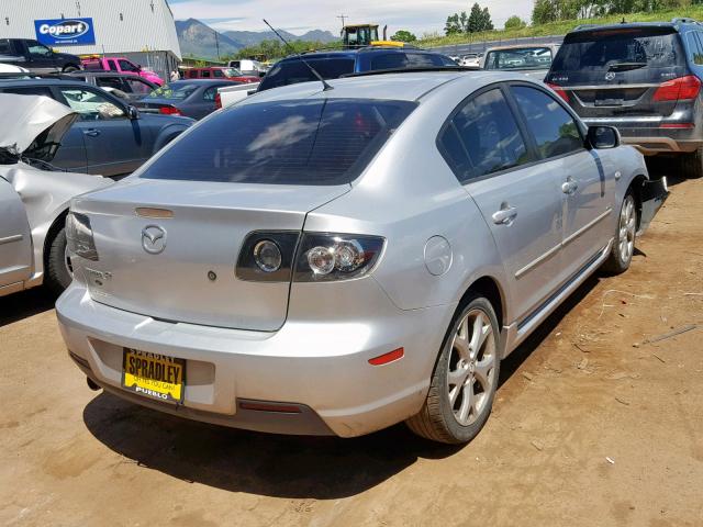 JM1BK323471626912 - 2007 MAZDA 3 S SILVER photo 4