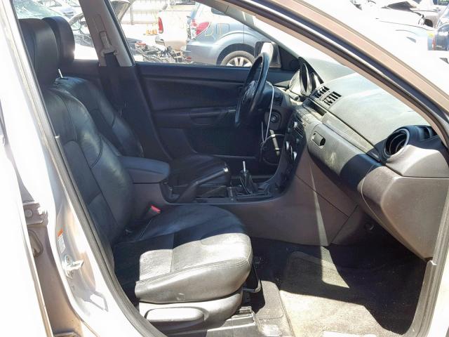 JM1BK323471626912 - 2007 MAZDA 3 S SILVER photo 5