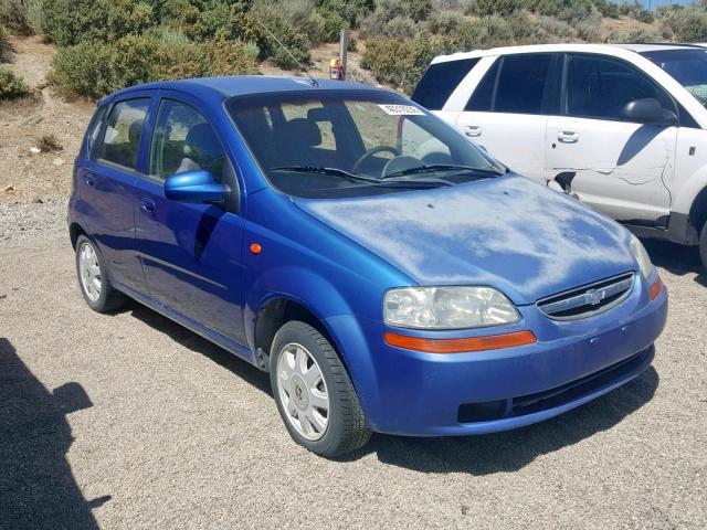 KL1TJ62694B155890 - 2004 CHEVROLET AVEO LS BLUE photo 1